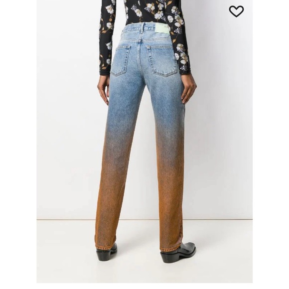 Off-White | Degrade | two-toned | Jeans | Washed blue and orange | size 28 - Picture 2 of 9
